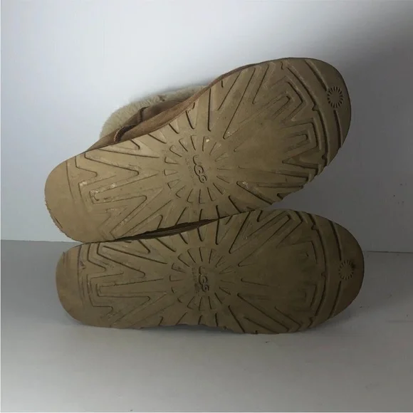 UGG Bailey Boot Women's Size 8 Chestnut Triplet II Sherpa Lined Tall Shoe 1873 - Picture 5 of 12